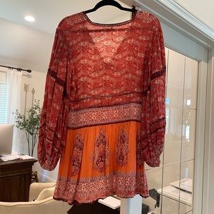 Free People Tunic Bohemian top